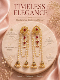 PANASH Circular Jhumkas Earrings
