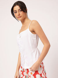 DressBerry Effortless Elegance Crop Shirt with Cami Top