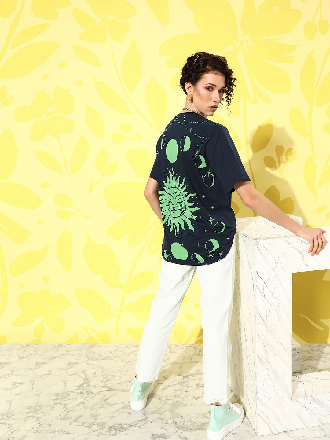 DILLINGER Pure Cotton Printed Oversized T-shirt