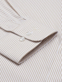 Park Avenue Slim Fit Opaque Striped Formal Shirt