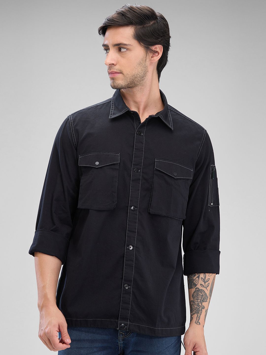 SPYKAR Men Solid Opaque Casual Shirt