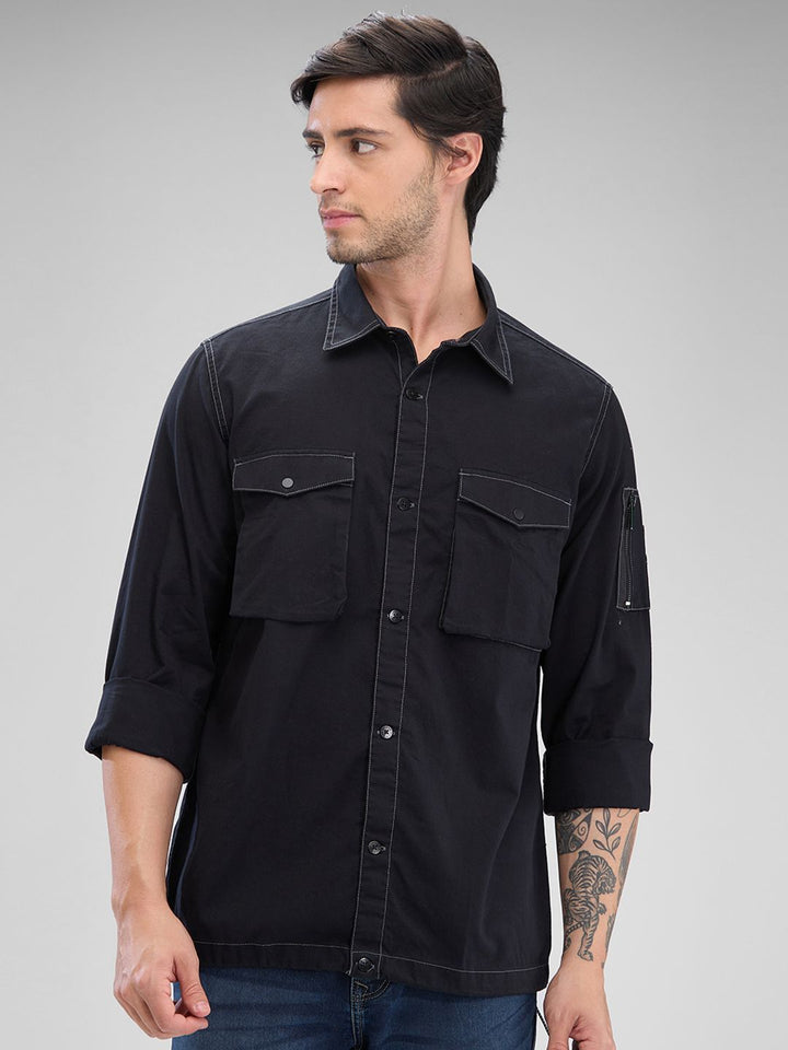 SPYKAR Men Solid Opaque Casual Shirt