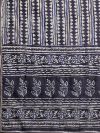 Libas Floral Printed Notch Neck Pure Cotton Straight Kurta with Trousers & Dupatta