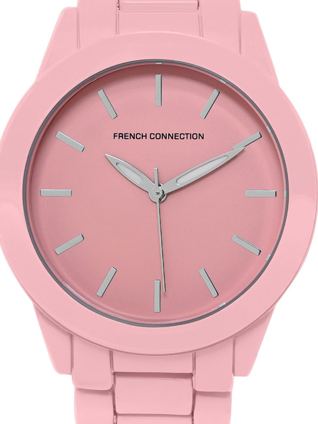 French Connection Women Dial & Stainless Steel Straps Reset Time Analogue Watch FCS04P