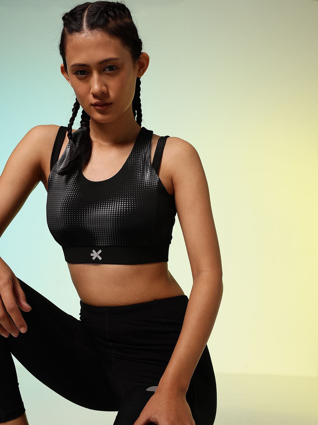 HRX by Hrithik Roshan Lightly Padded Rapid-Dry Running Bra HR_AW24_W_BA_KRNV004_03_A