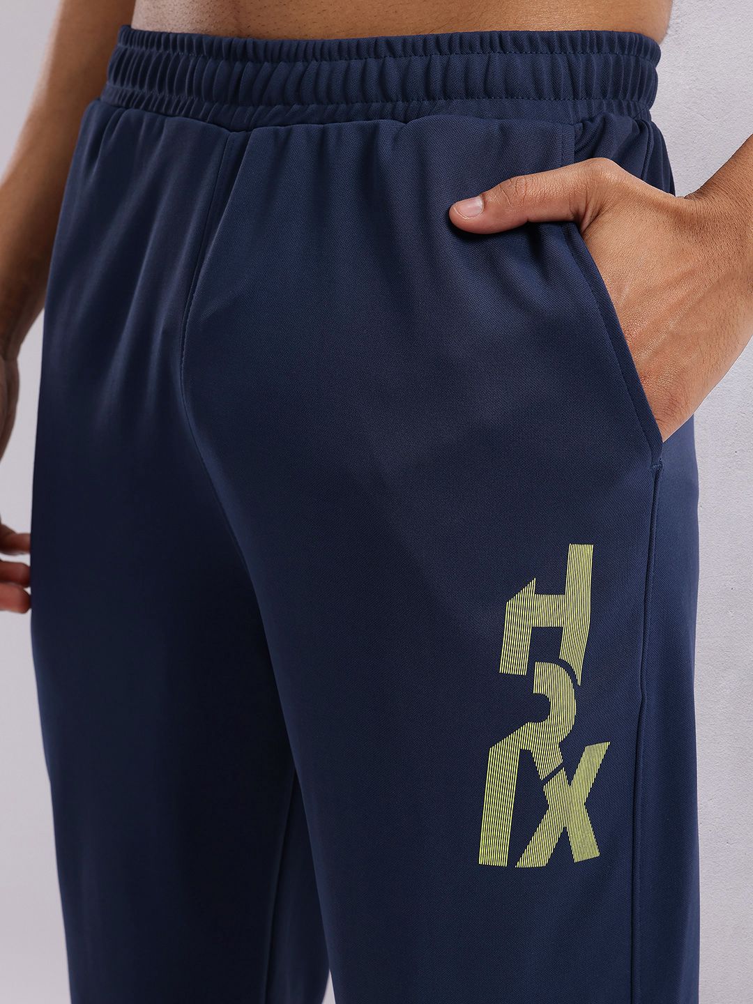 HRX by Hrithik Roshan Men Brand Logo Printed Rapid-Dry Training Joggers