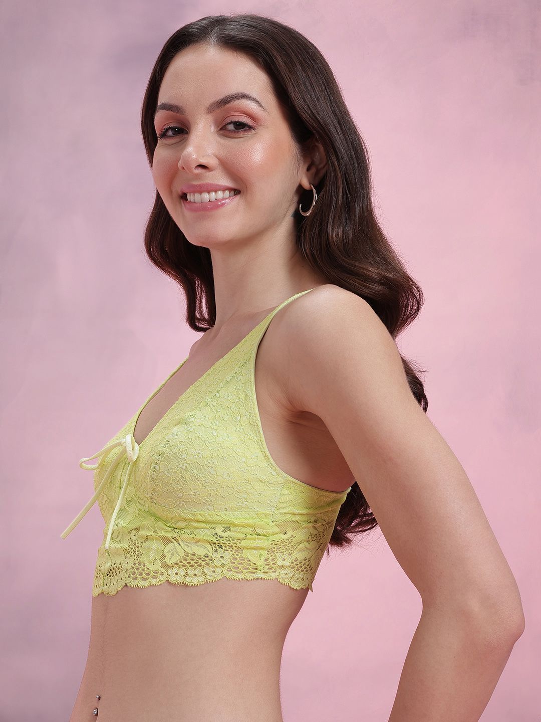 DressBerry Floral Self-Design Medium Coverage Non-Padded Everyday Bra DRM-DB-MK25C