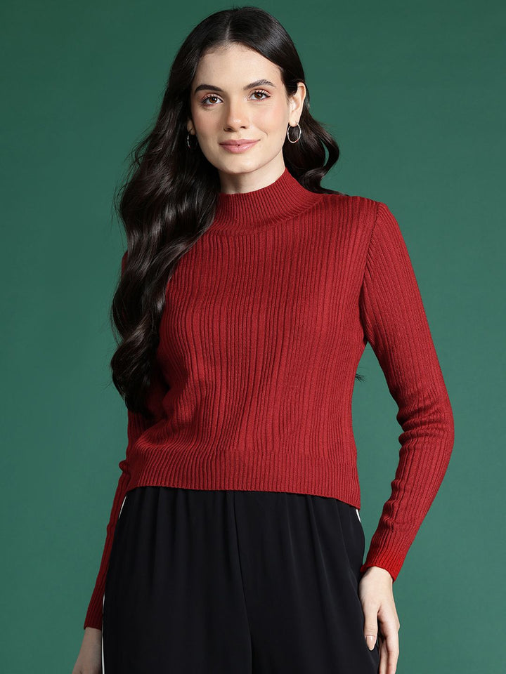 DressBerry Self-Striped Pullover