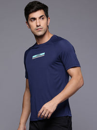 HRX by Hrithik Roshan Airflow Brand Logo Printed Rapid-Dry Running Ultralite T-shirt