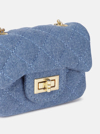 DressBerry Textured Miniature Sling Bag with Quilted