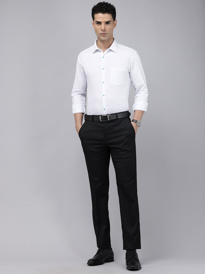 Park Avenue Slim Fit Printed Formal Shirt