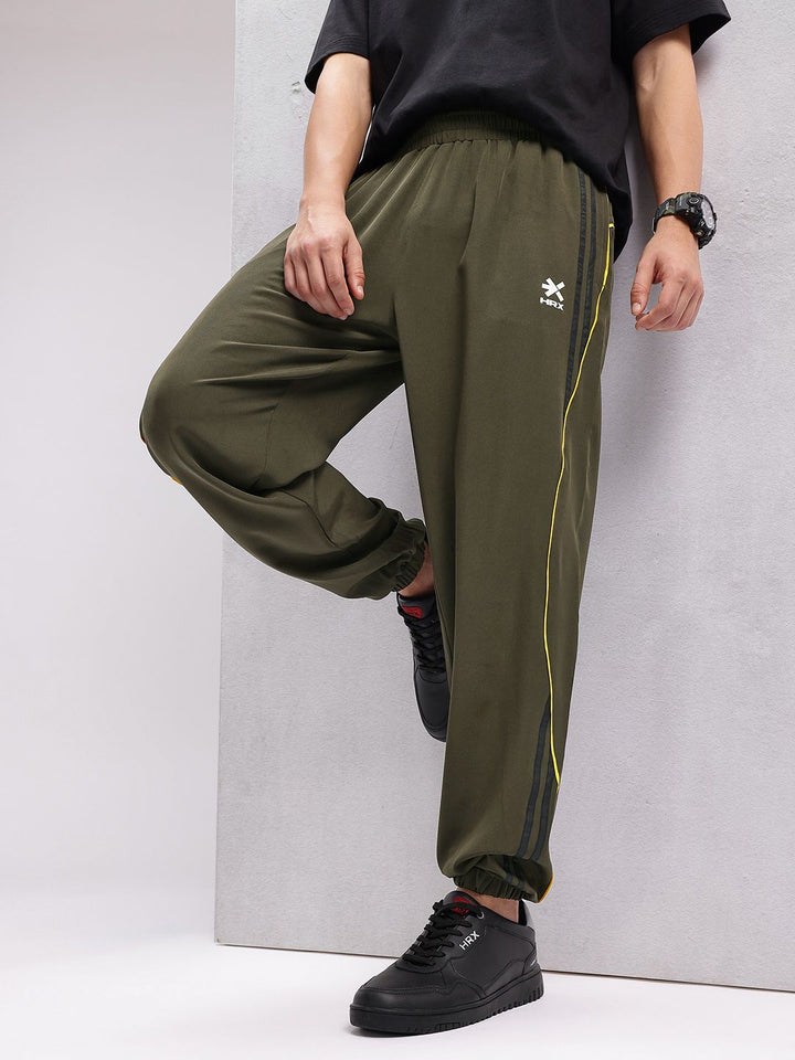 HRX by Hrithik Roshan Men Contrast Piping Lifestyle Joggers