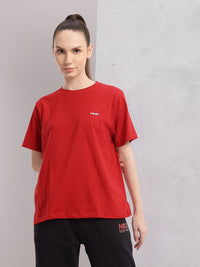 HRX by Hrithik Roshan Printed Drop-Shoulder Sleeves Relaxed Lifestyle T-shirt