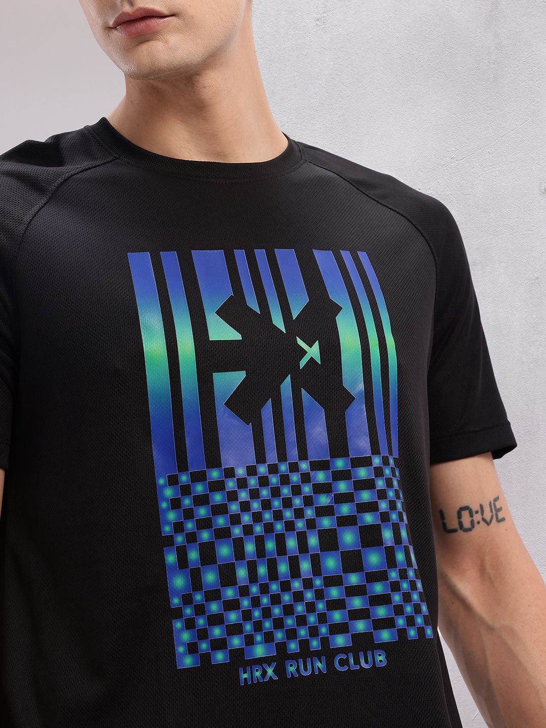 HRX by Hrithik Roshan Men Brand Logo Printed Rapid-Dry Running T-shirt