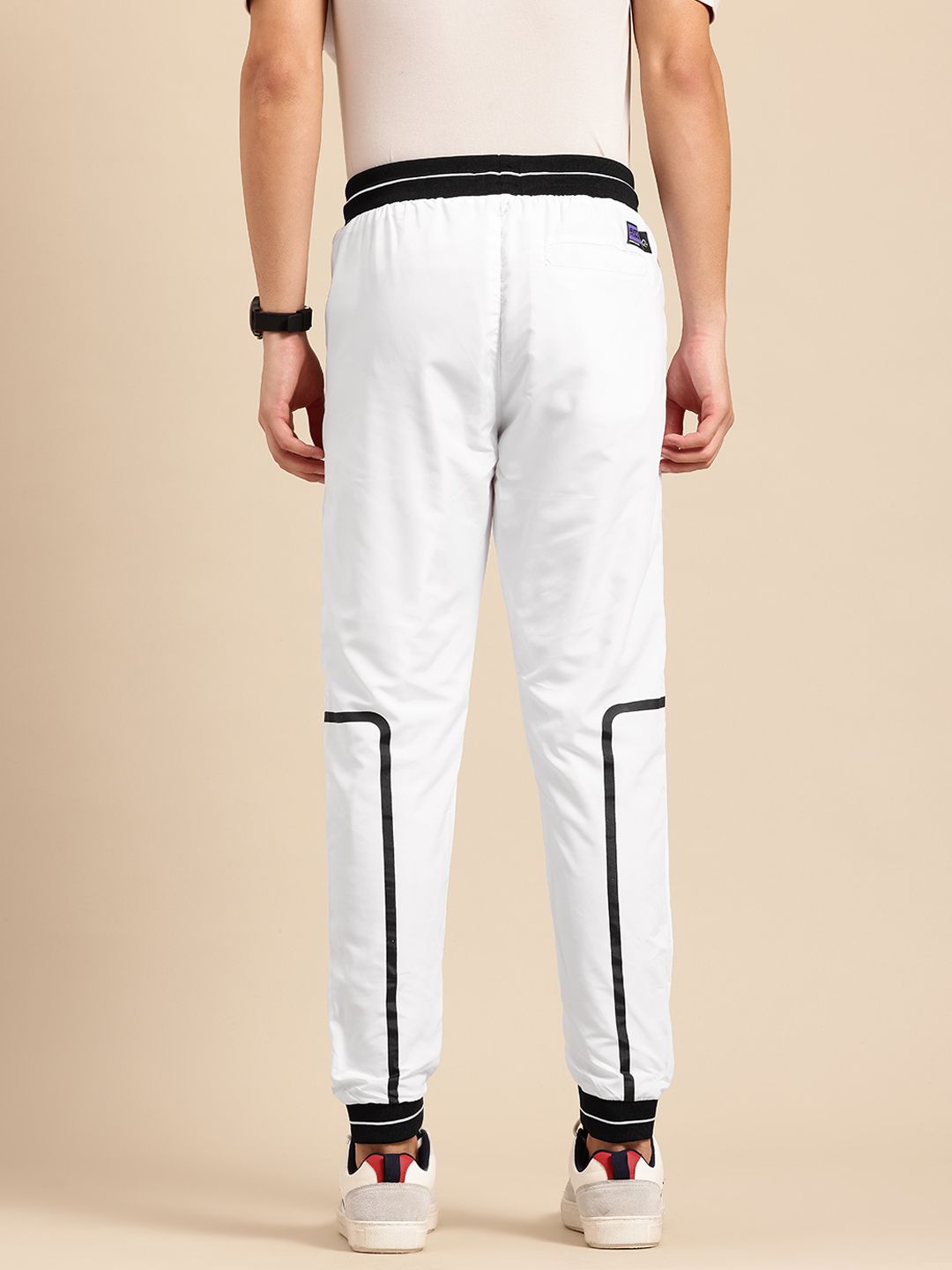 Being Human Men Printed-Detail Joggers