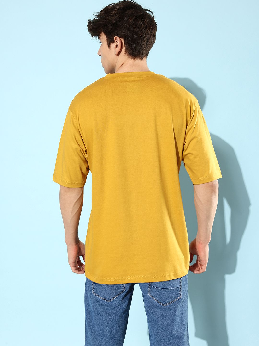 Difference of Opinion Men Graphic Printed Oversized T-shirt