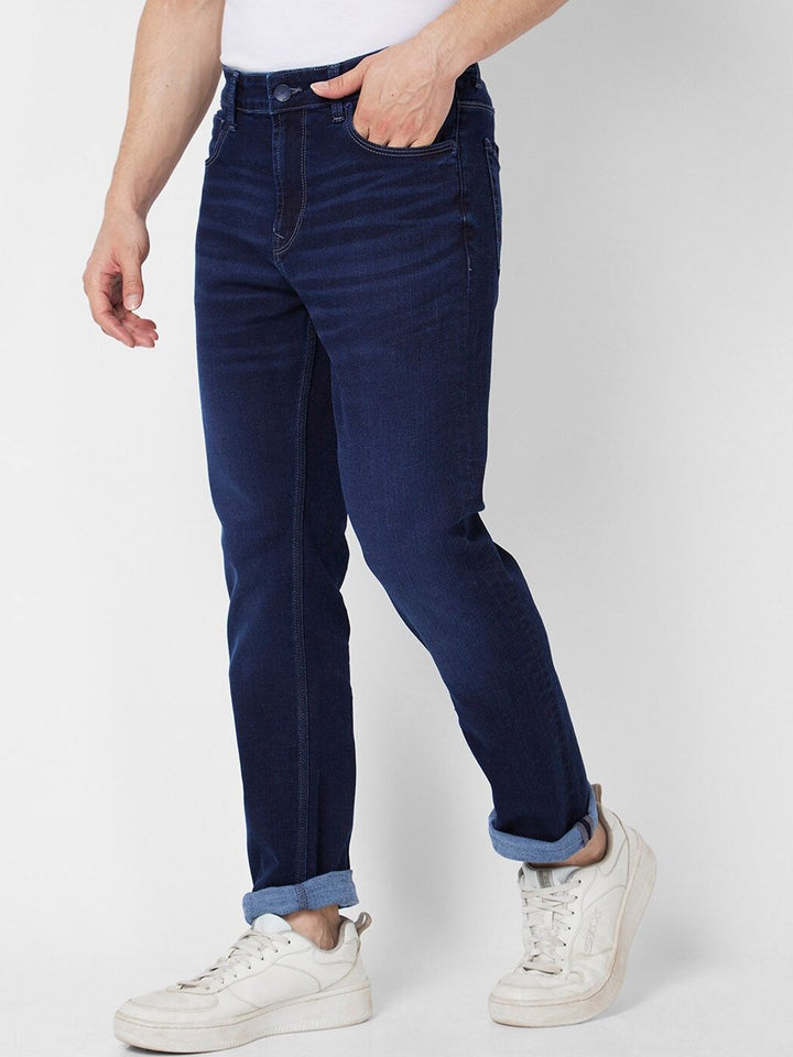 SPYKAR Men Regular Fit Light Fade Stretchable Jeans