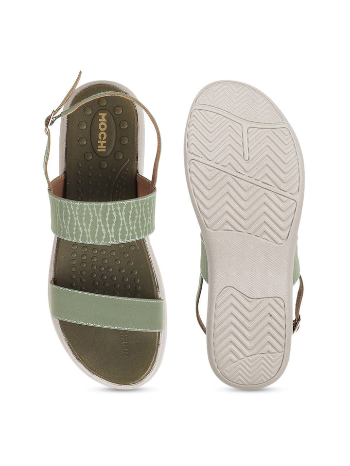 Mochi Open Toe Comfort Sandals With Backstrap