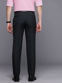 Raymond Men Striped Slim Fit Formal Trousers