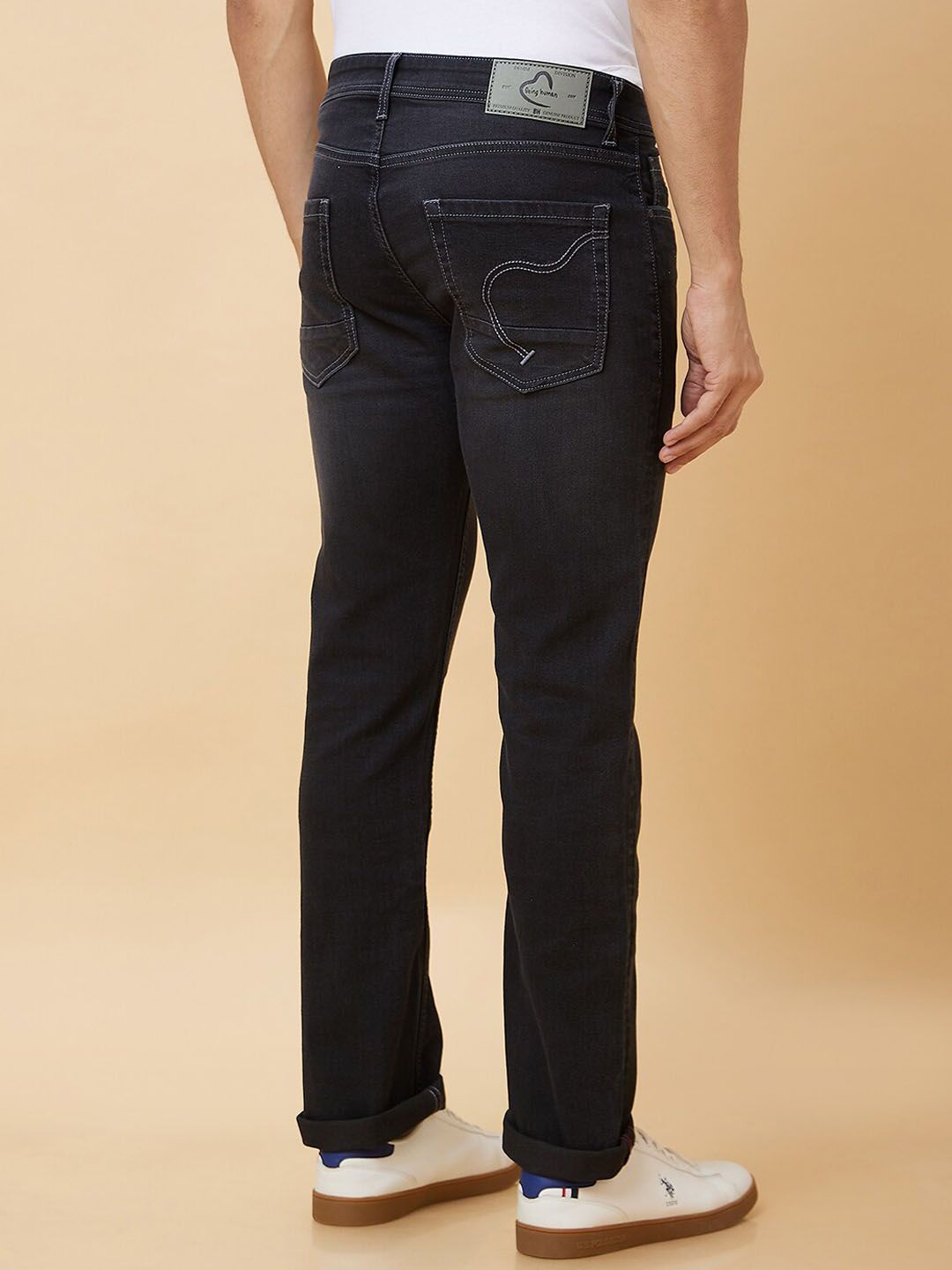 Being Human Men Skinny Fit Mid-Rise Comfort Jeans