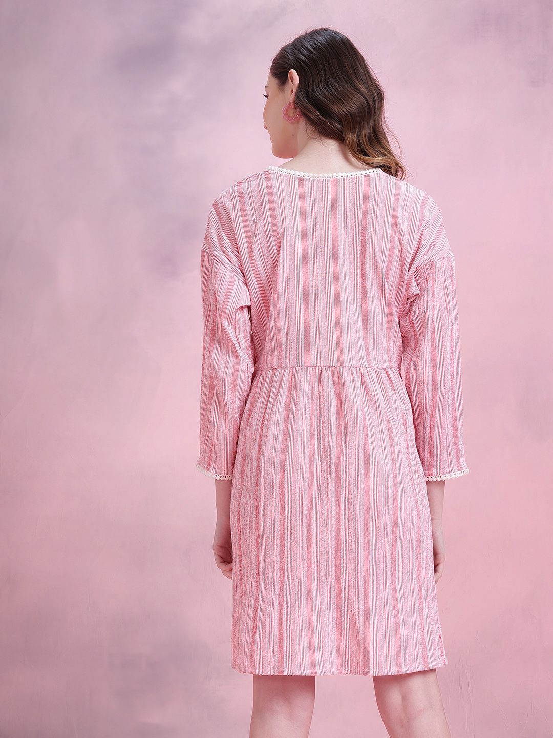 DressBerry Striped Empire Dress