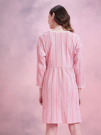 DressBerry Striped Empire Dress