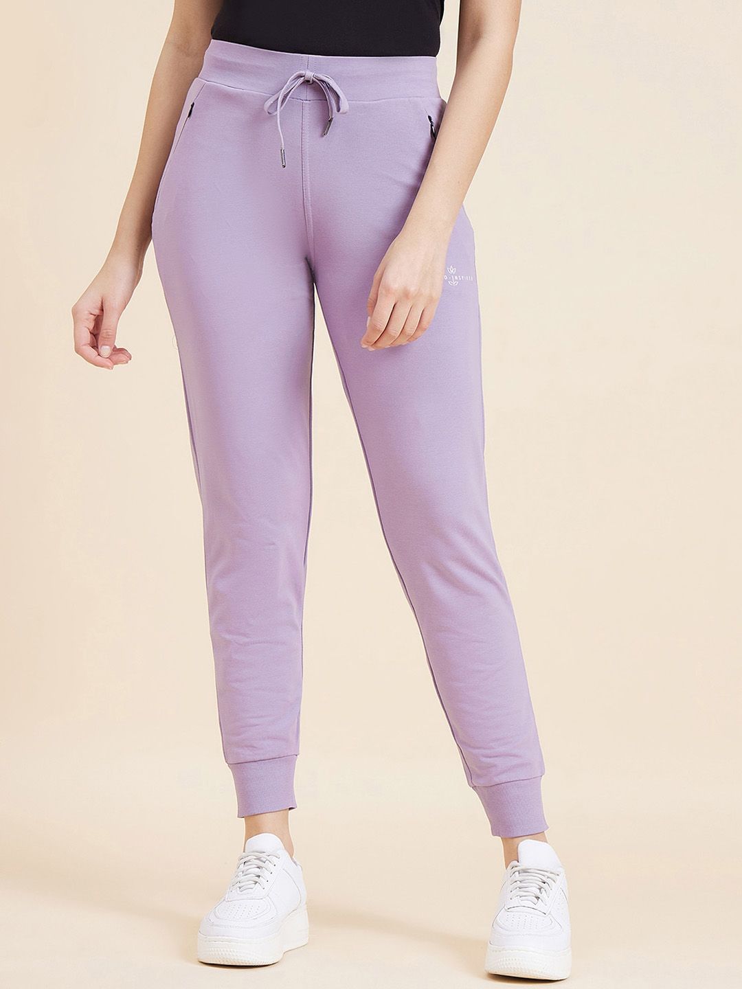 Sweet Dreams Women Lavender Mid-Rise Joggers