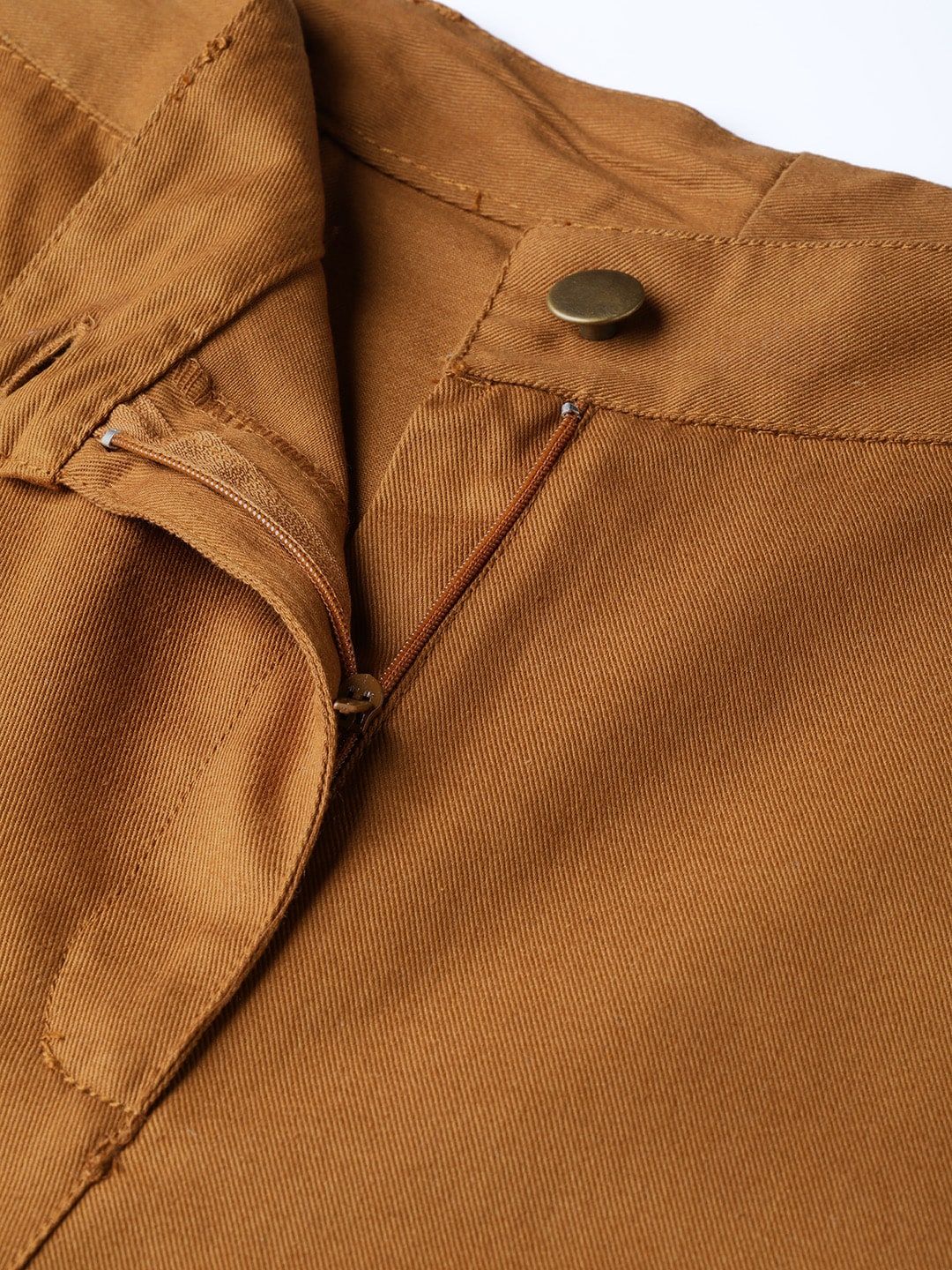 STREET 9 Women Rust Brown Loose Fit Cargos