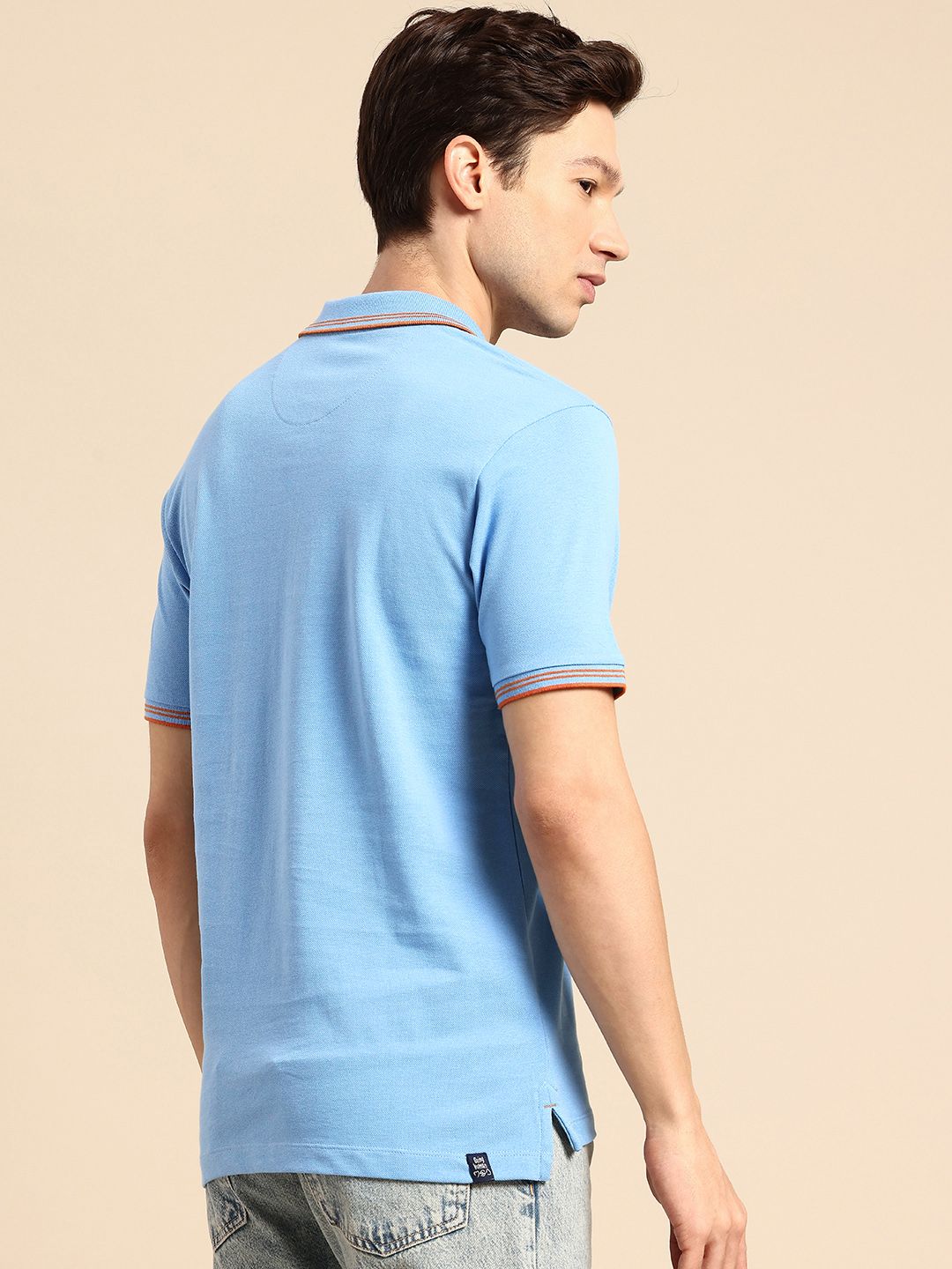 Being Human Pure Cotton Polo Collar T-shirt