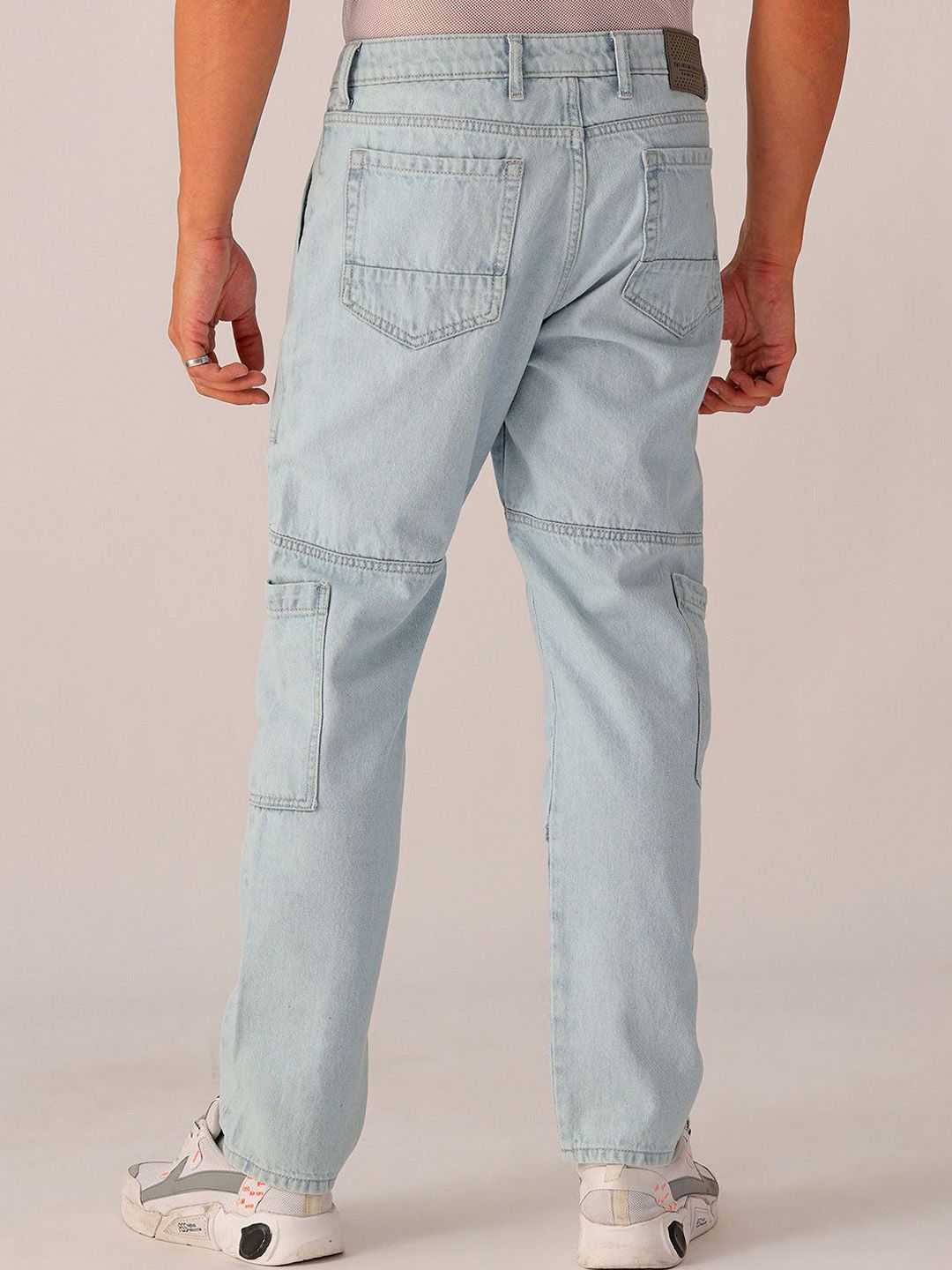 The Indian Garage Co. Men Mid Rise Heavy Fade Clean Look Jeans