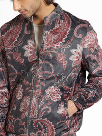 RARE RABBIT Men Dalia Tailored Fit Floral Printed Jacket