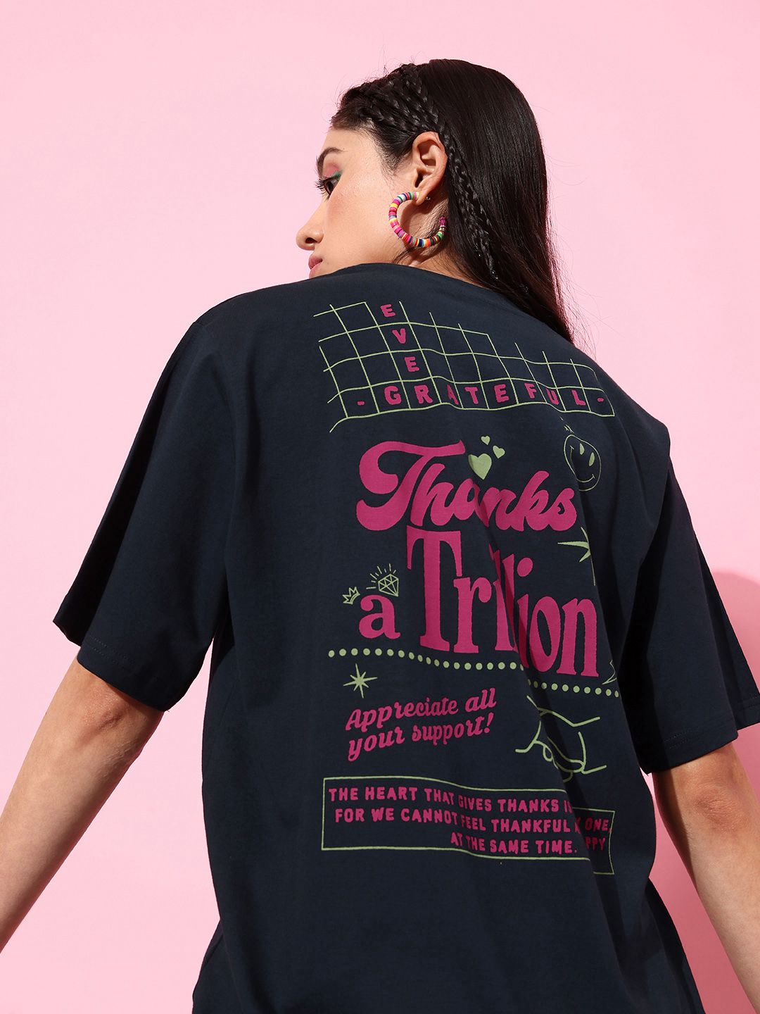 DILLINGER Pure Cotton Printed Oversized T-shirt