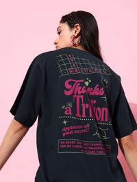DILLINGER Pure Cotton Printed Oversized T-shirt