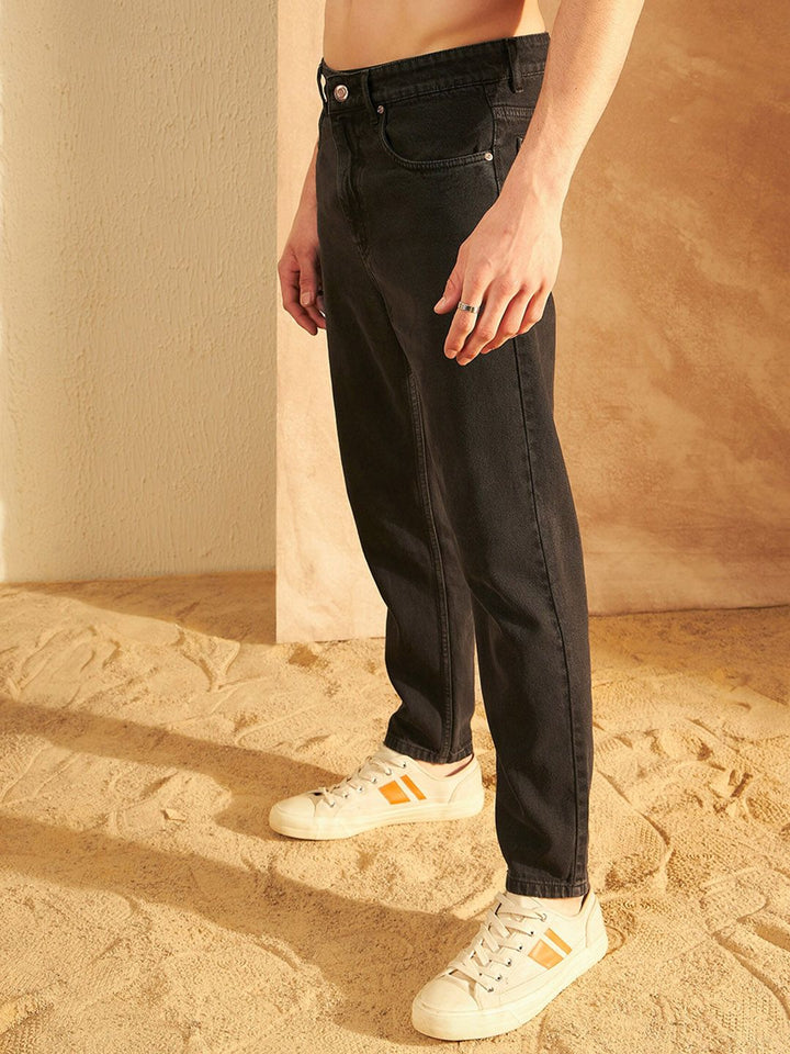 DENNISON Men Comfort Mom Fit Clean Look Cotton Jeans