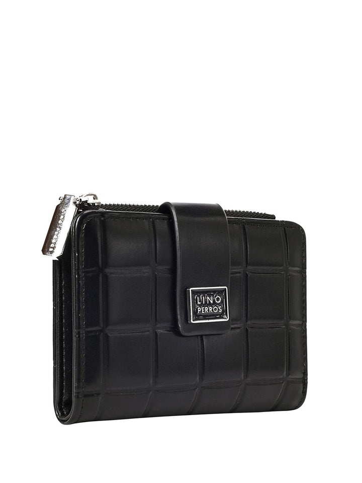 Lino Perros Women Geometric Textured Two Fold Wallet