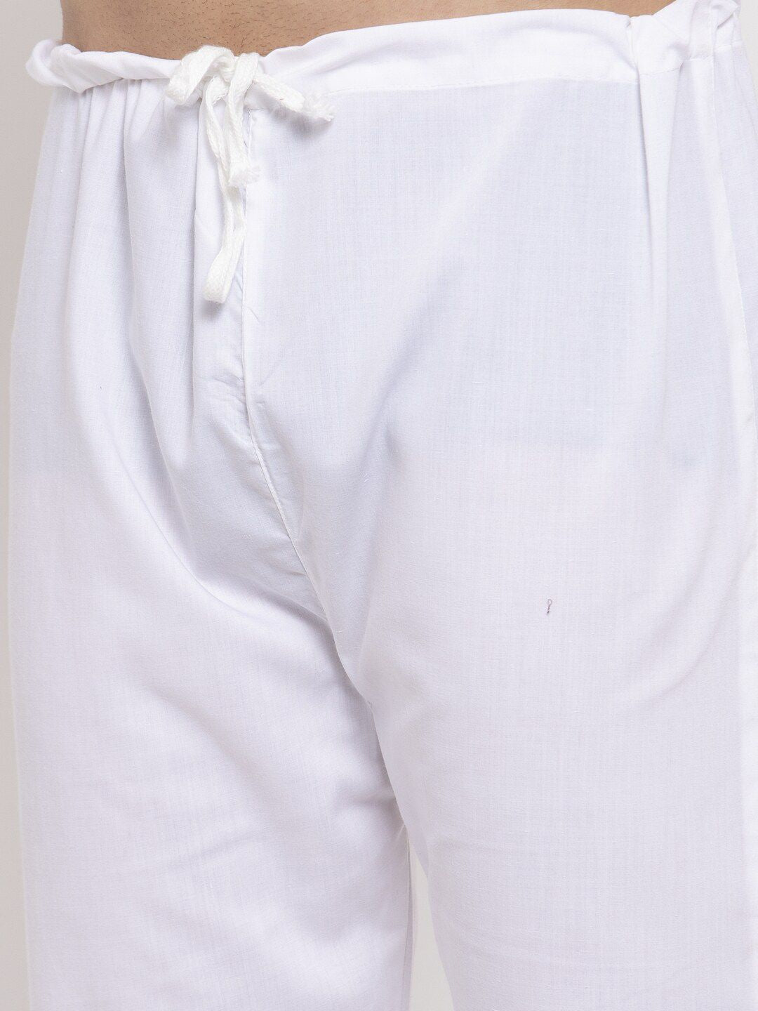 Jompers Men Orange Solid Kurta with Pyjamas