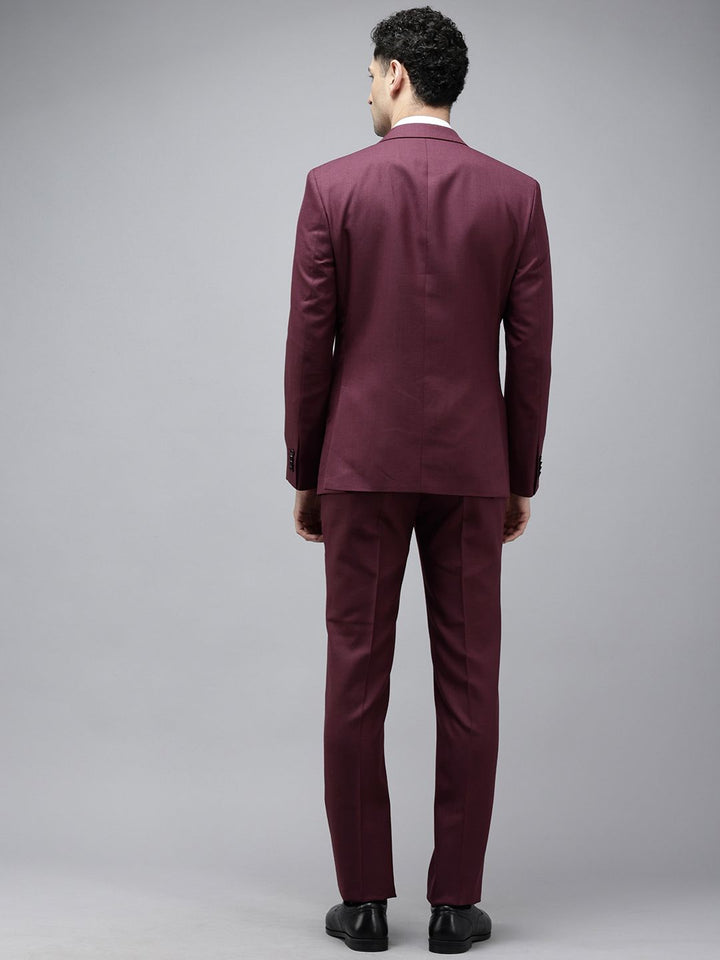 Park Avenue Super Slim Fit Notched Lapel Collar 3 Piece Party Suit