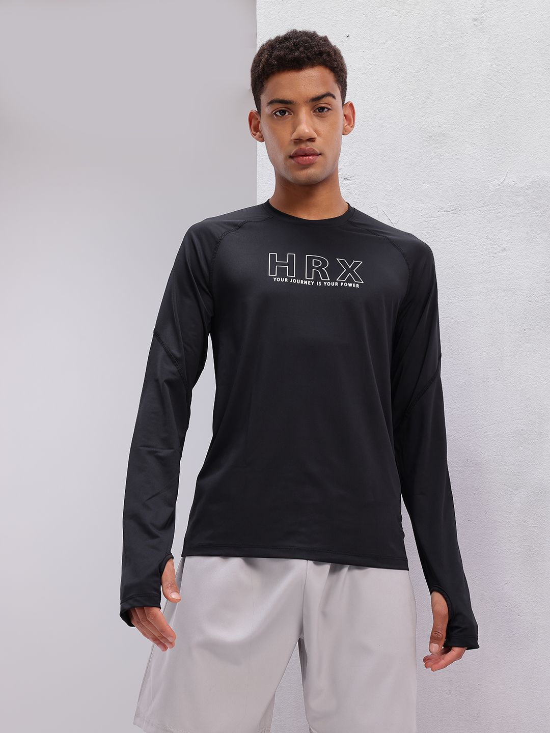 HRX by Hrithik Roshan Rapid-Dry Printed Training T-shirt
