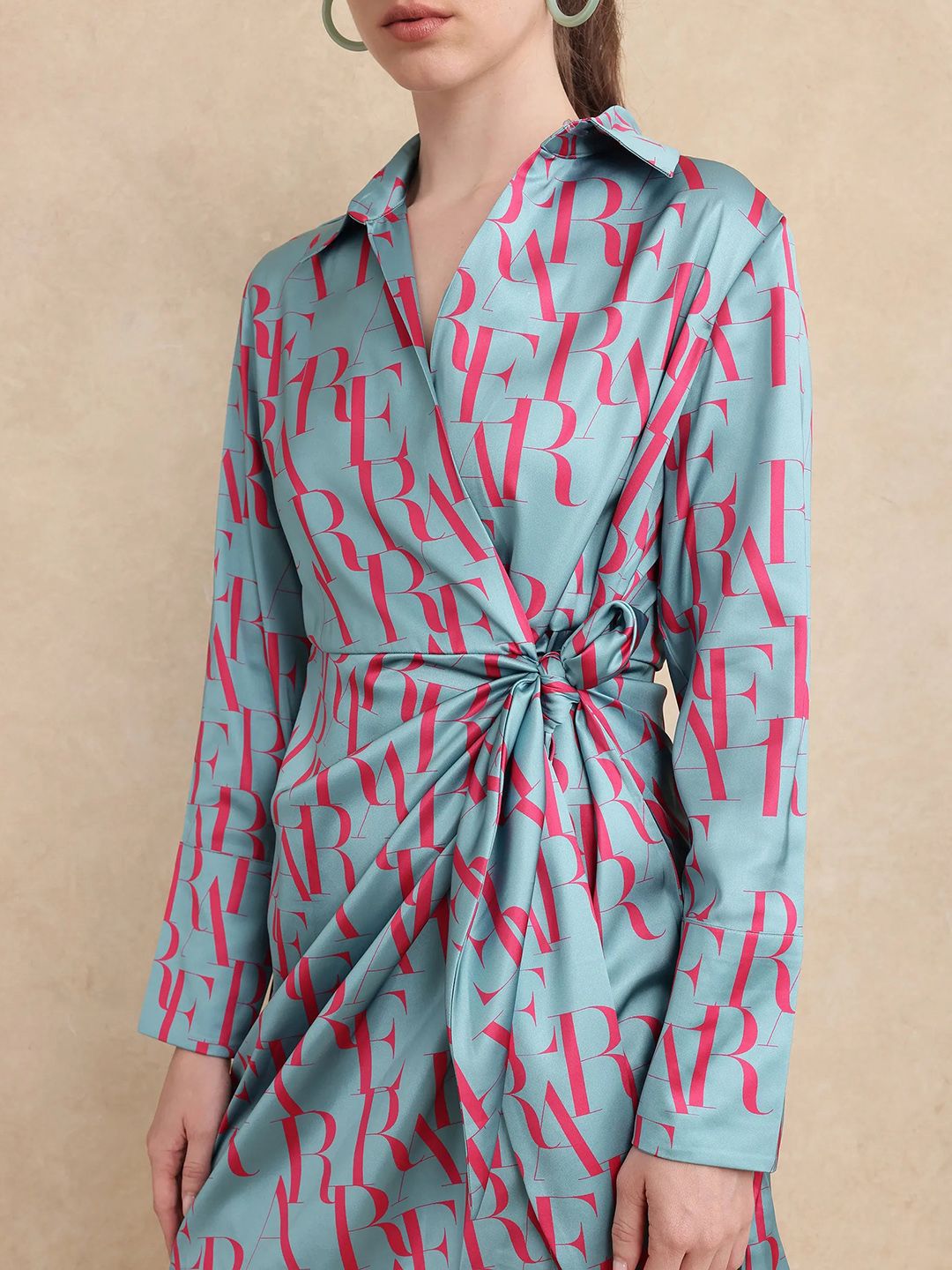 Rareism Women Abstract Dress Printed