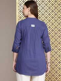 House of Pataudi Pure Cotton A-Line Jashn Kurti