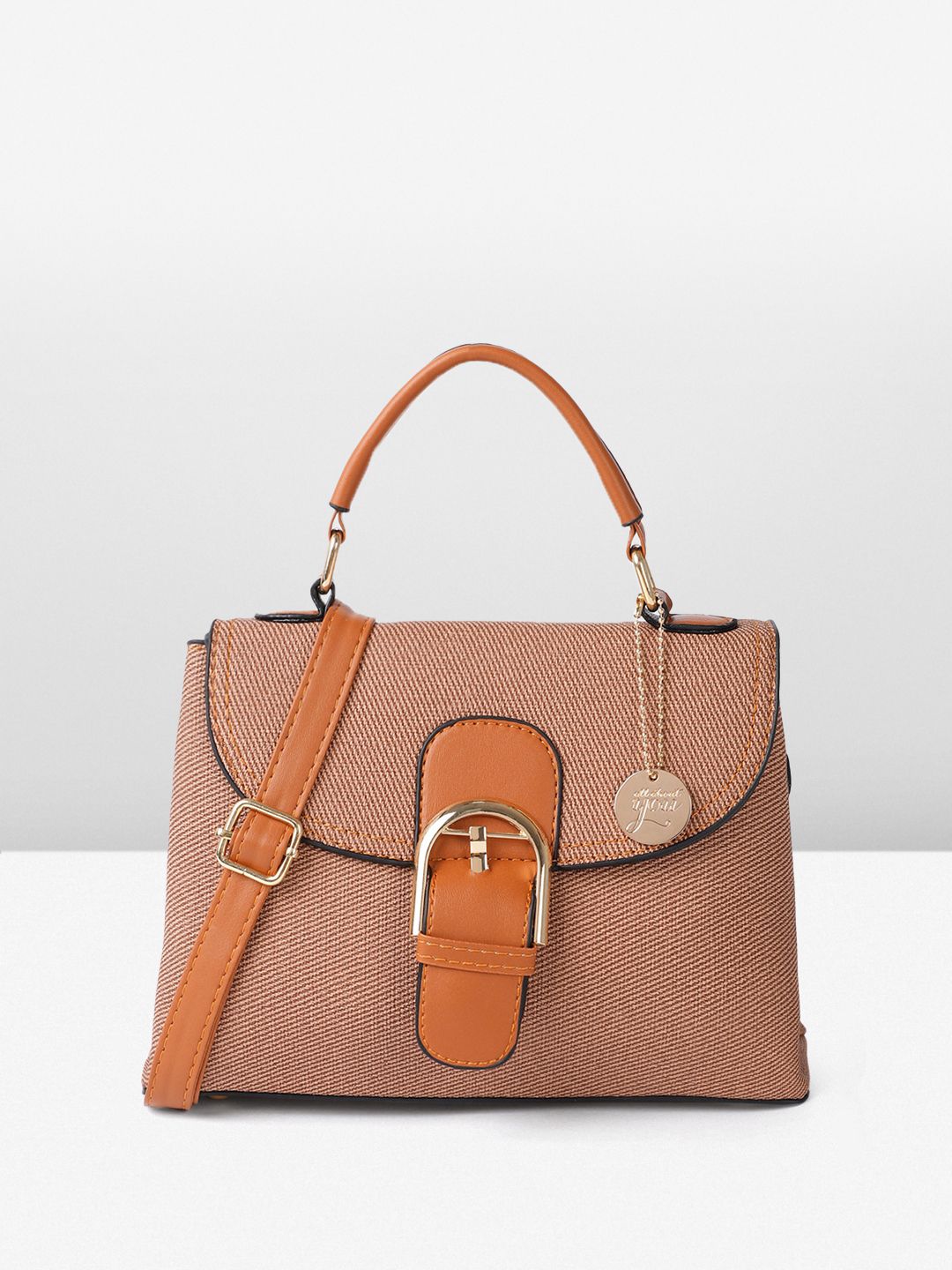 all about you Geometric Structured Satchel