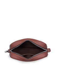 ZOUK Pink & Navy Blue Space Chakra Woven Design Handcrafted Vegan Leather Sustainable Sling Bag