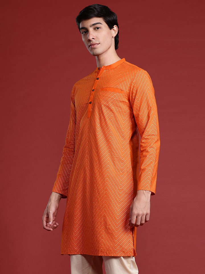 Anouk Chevron Printed Kurta