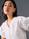 AND Floral Cotton Top