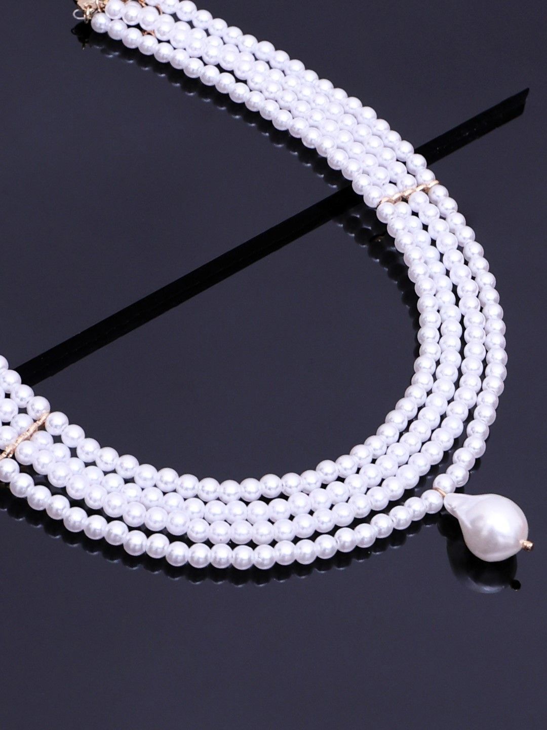 VOGUE PANASH Brass Gold-Plated Necklace