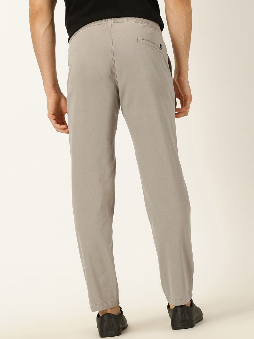Thomas Scott Men Smart Mid Rise Cotton Trousers