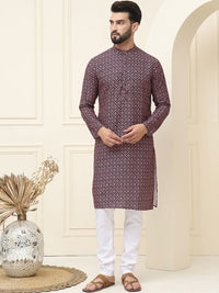 SOJANYA Motif Etnik Printed Pure Cotton Kurta