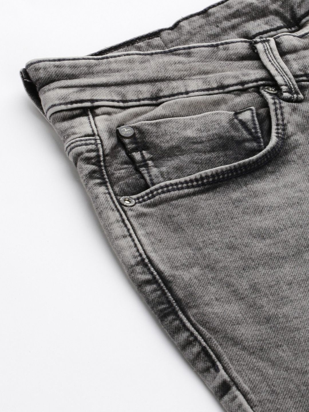 SPYKAR Men Super Skinny Fit Low-Rise Heavy Fade Stretchable Jeans