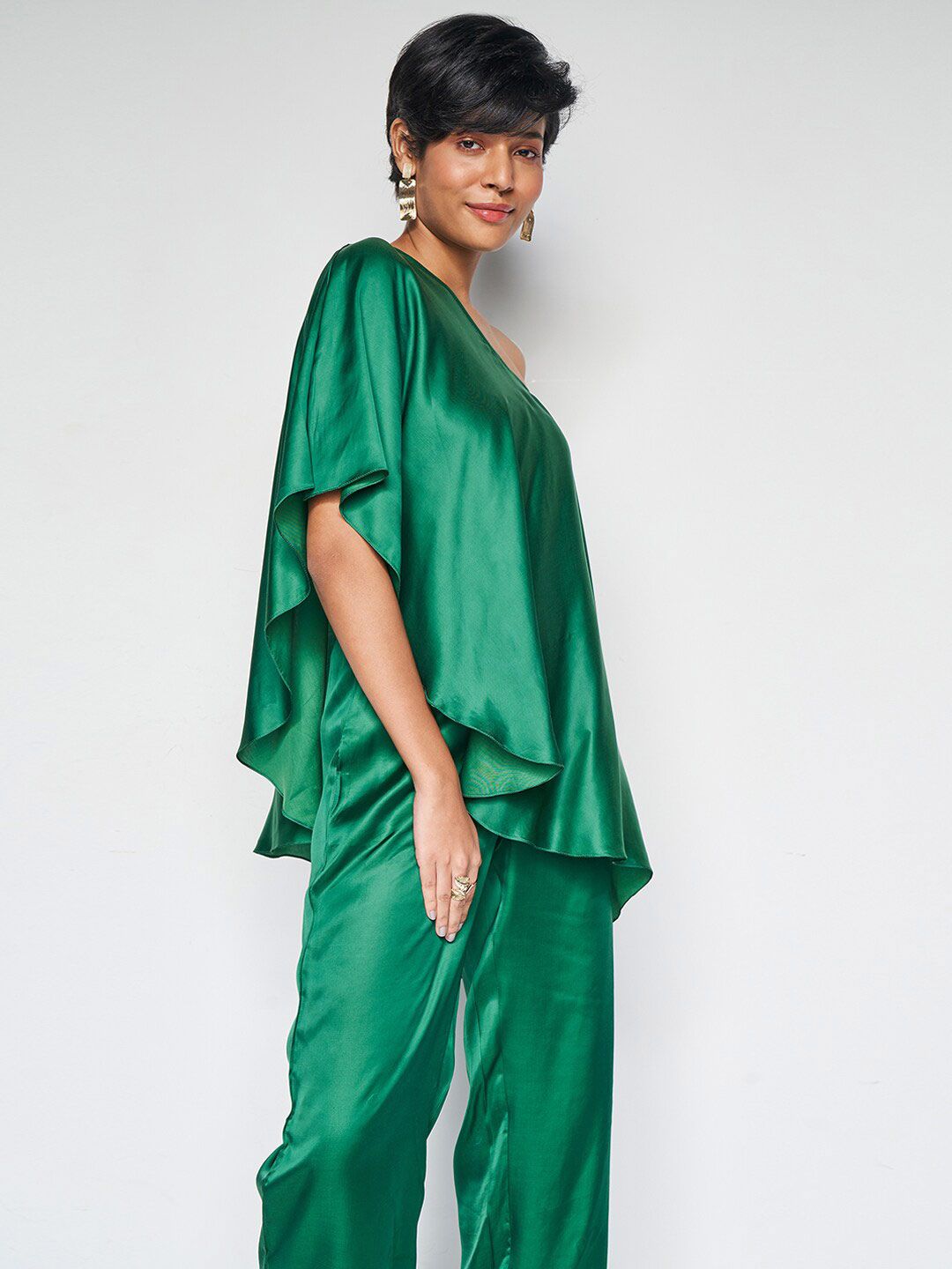 AND One Shoulder Top with Trousers