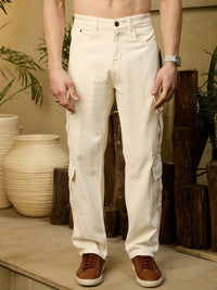 DENNISON Korean Baggy Fit Cargo Jeans